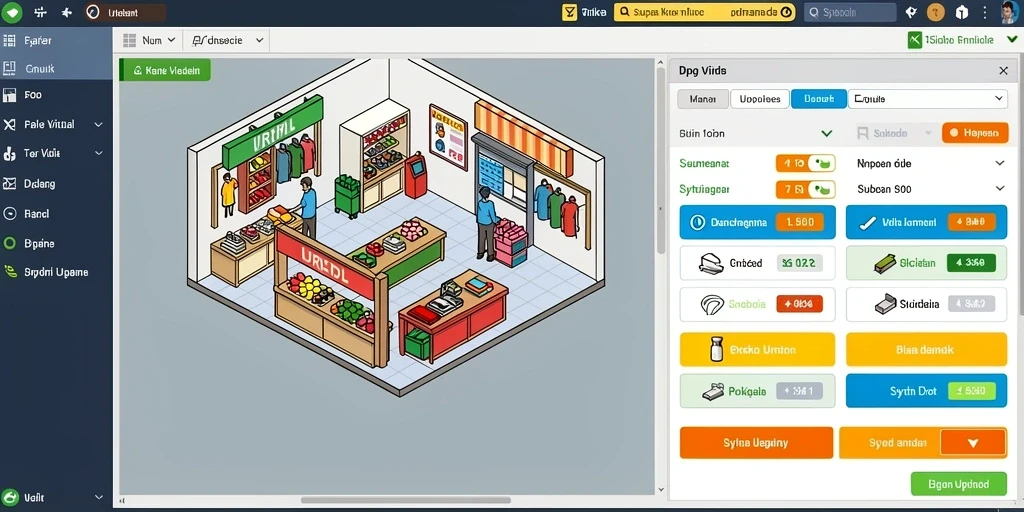 Visual yang menakjubkan dari dunia game 8055.