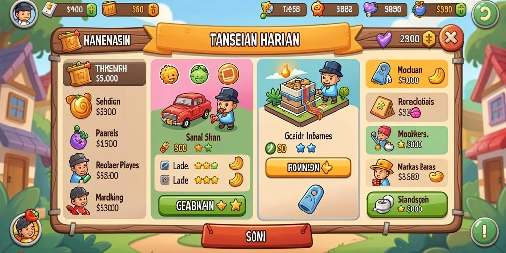 Fitur turnamen yang menambah keseruan saat bermain.