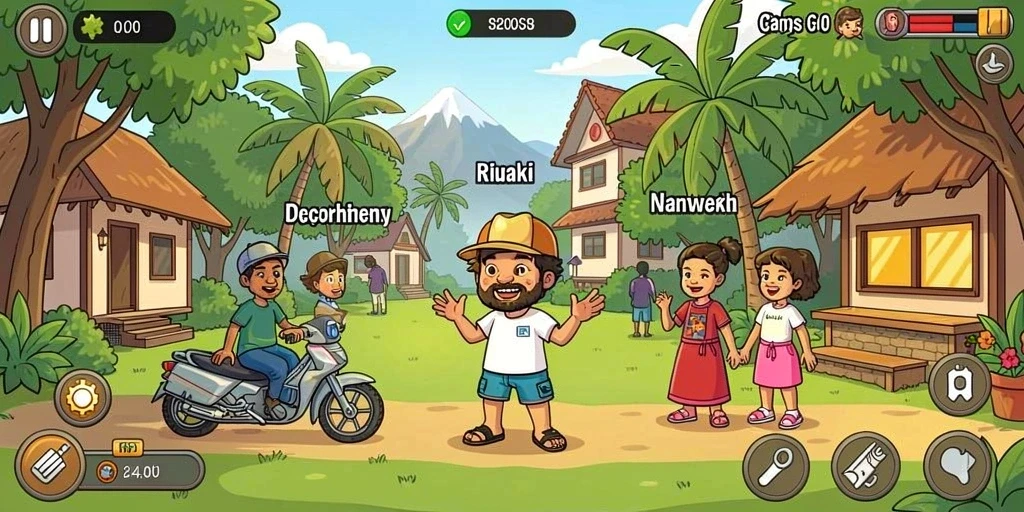 Grafis yang menawan dan efek suara yang menarik.
