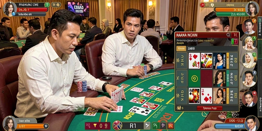Gambar ketiga memperlihatkan lingkungan yang indah dalam game.