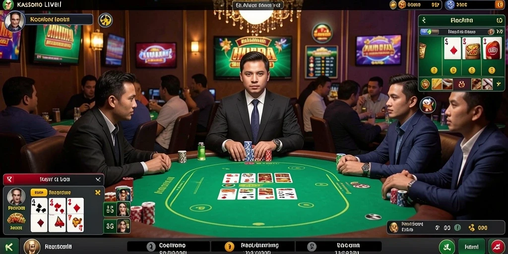 Tangkapan layar memperlihatkan fitur interaksi sosial dalam game.
