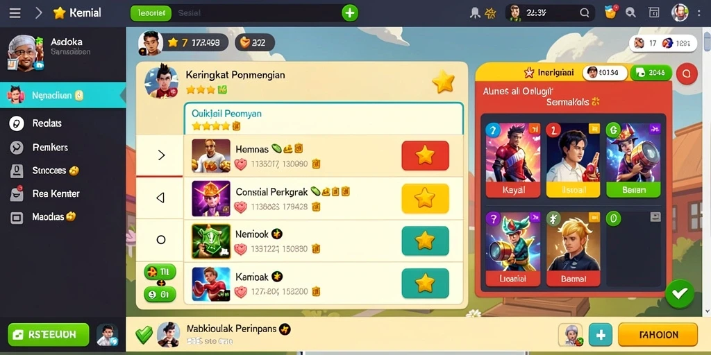 Misi harian yang menantang dan penuh kejutan.