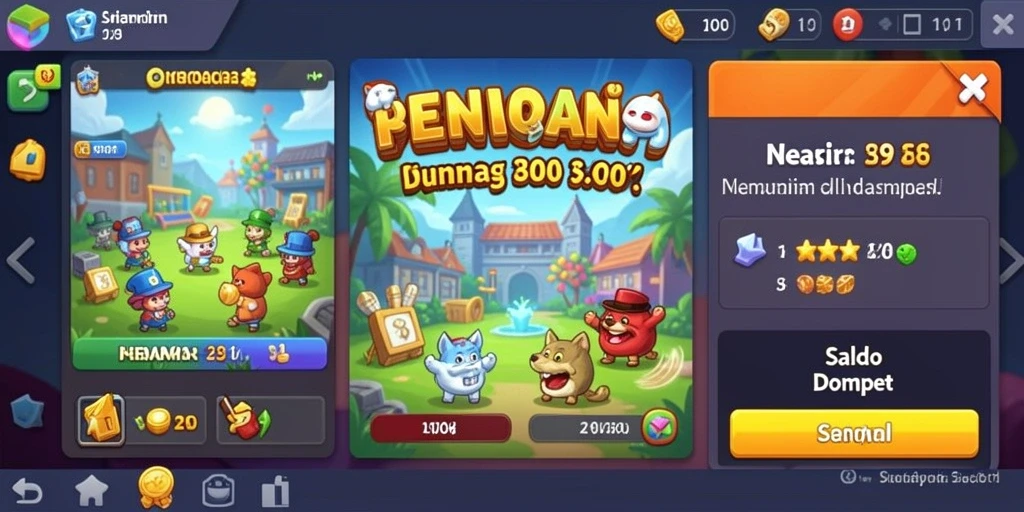 Fitur komunitas untuk berbagi tips dan strategi bermain.