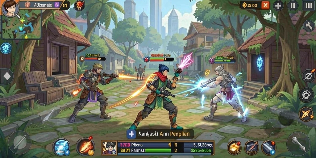 Mode multiplayer yang seru untuk bermain bersama teman.